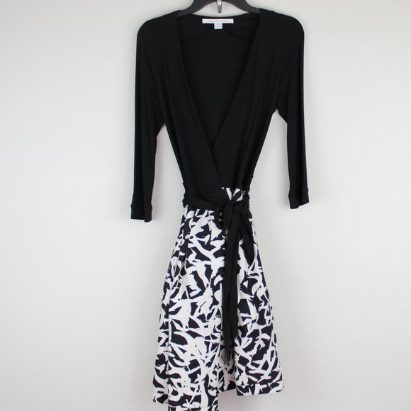 NWOT Diane Von Furstenberg DVF Jewel Wrap Dress– Fit & Flare Office-to-evening - Picture 2 of 15